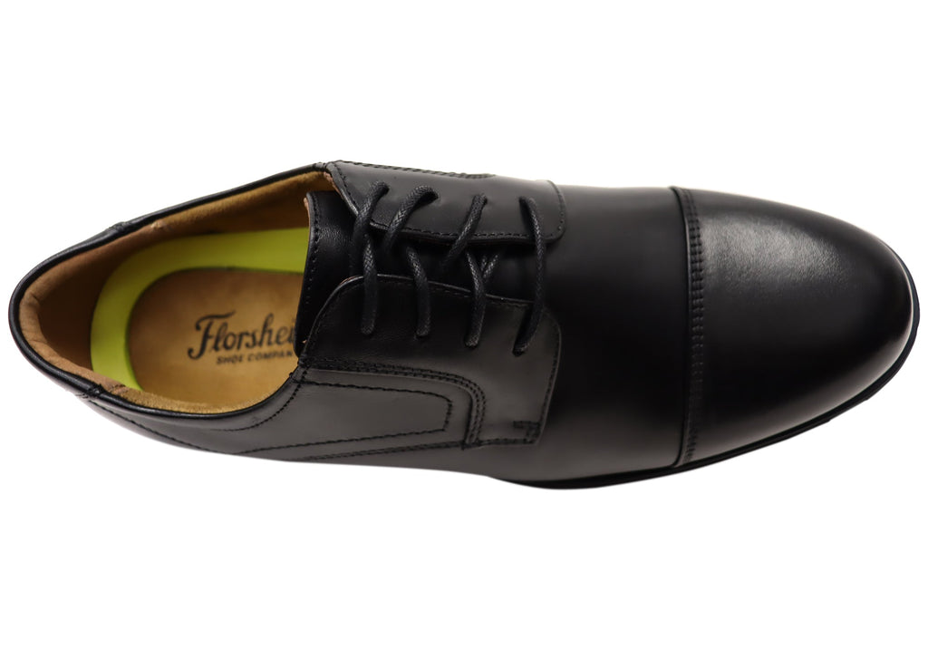Mens Fairfield Cap Toe Derby EEE Wide Leather Dress Shoes