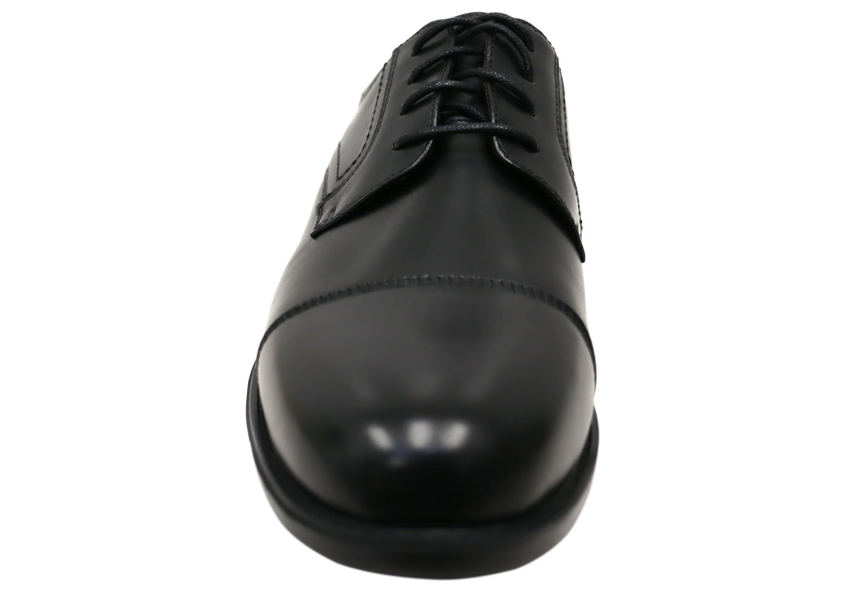 Mens Fairfield Cap Toe Derby EEE Wide Leather Dress Shoes