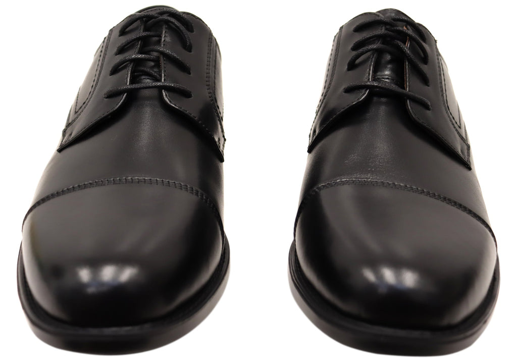 Mens Fairfield Cap Toe Derby EEE Wide Leather Dress Shoes