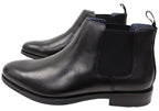 Mens EEE Triple Wide Leather Ceduna Plain Toe Chelsea Boots