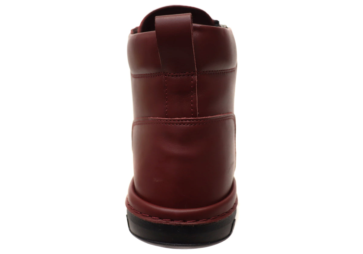 Kylie Womens European Comfortable Leather Ankle Boots