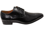 Mens Kabul Plain Toe Derby EE Extra Wide Leather Shoes