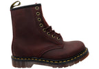 1460 Cherry Red Crazy Horse Unisex Leather Boots