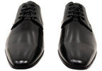 Mens Kabul Plain Toe Derby EE Extra Wide Leather Shoes