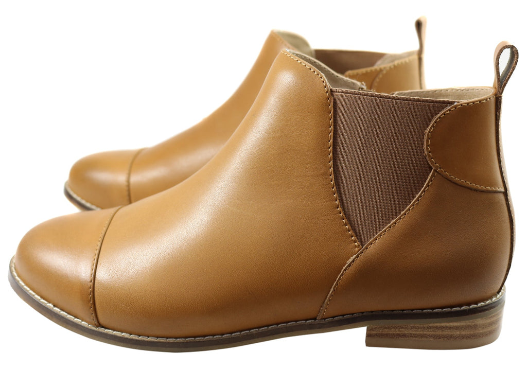 Tycoon Womens Leather Comfort Supportive Ankle Boots