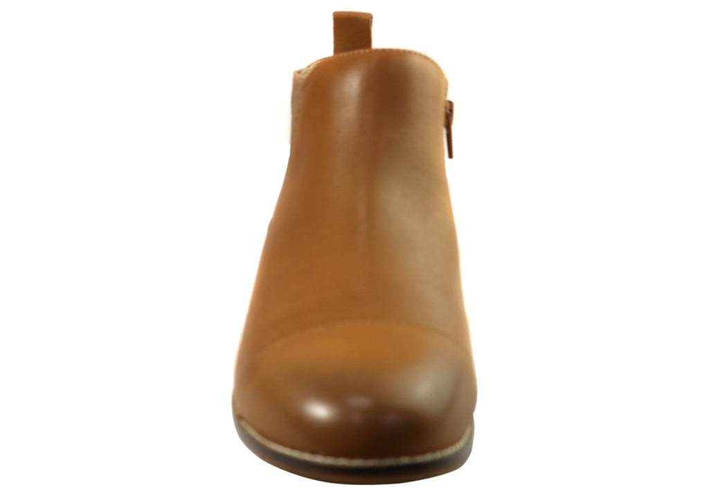 Tycoon Womens Leather Comfort Supportive Ankle Boots