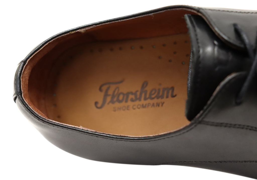 Mens Cross Cap Toe Derby EE Extra Wide Leather Dress Shoes