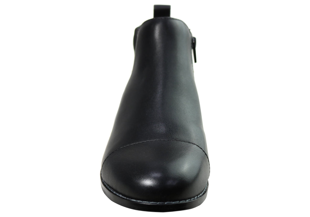 Tycoon Womens Leather Comfort Supportive Ankle Boots