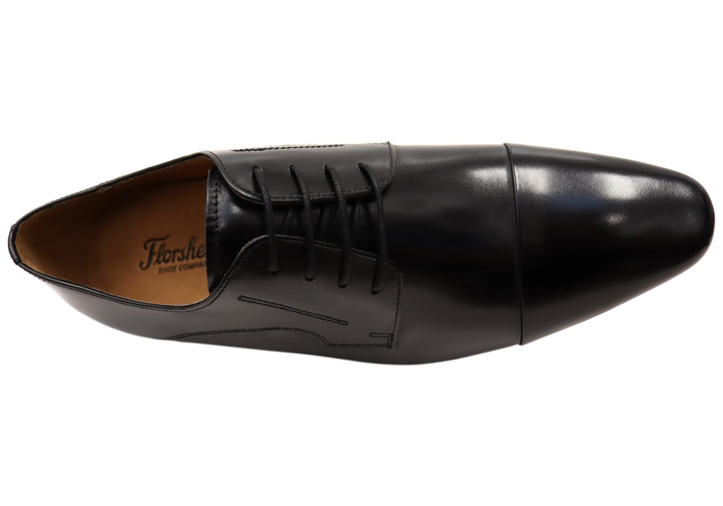 Mens Copenhagen Cap Toe Derby EE Extra Wide Leather Shoes