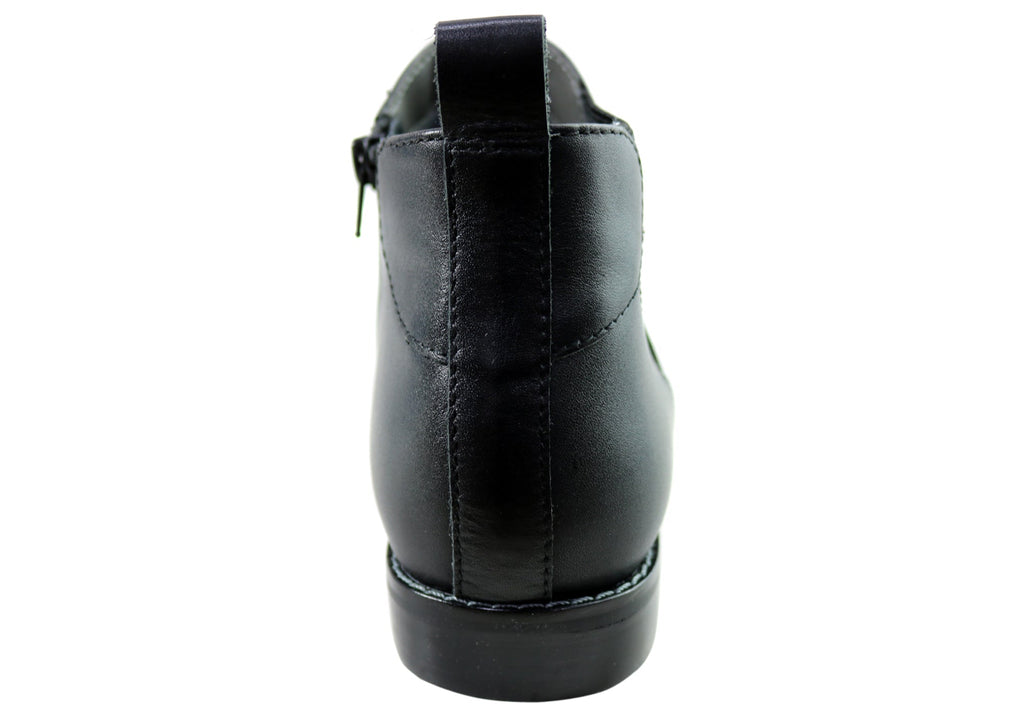 Tycoon Womens Leather Comfort Supportive Ankle Boots