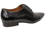 Mens Copenhagen Cap Toe Derby EE Extra Wide Leather Shoes