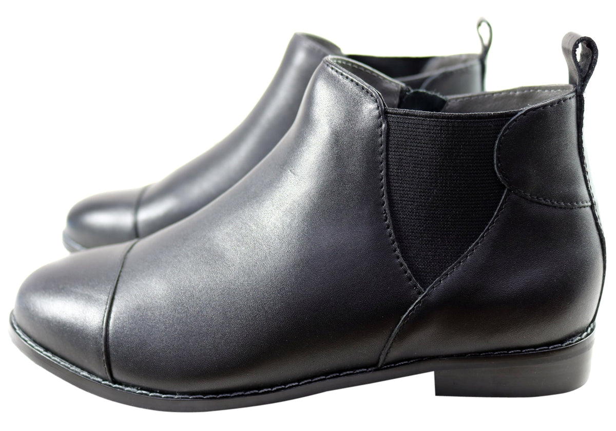 Tycoon Womens Leather Comfort Supportive Ankle Boots