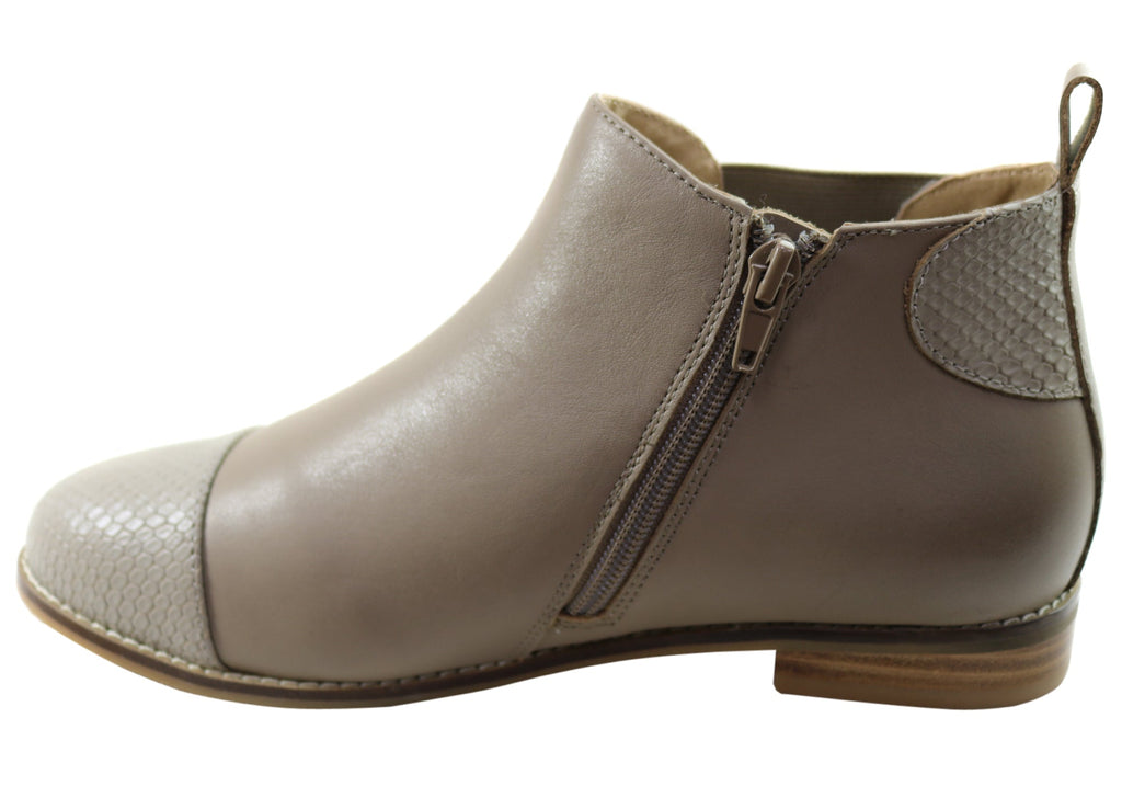 Tycoon Womens Leather Comfort Supportive Ankle Boots