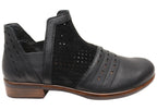 Rivotra Womens Leather Comfortable Ankle Boots
