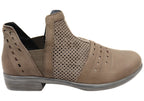 Rivotra Womens Leather Comfortable Ankle Boots