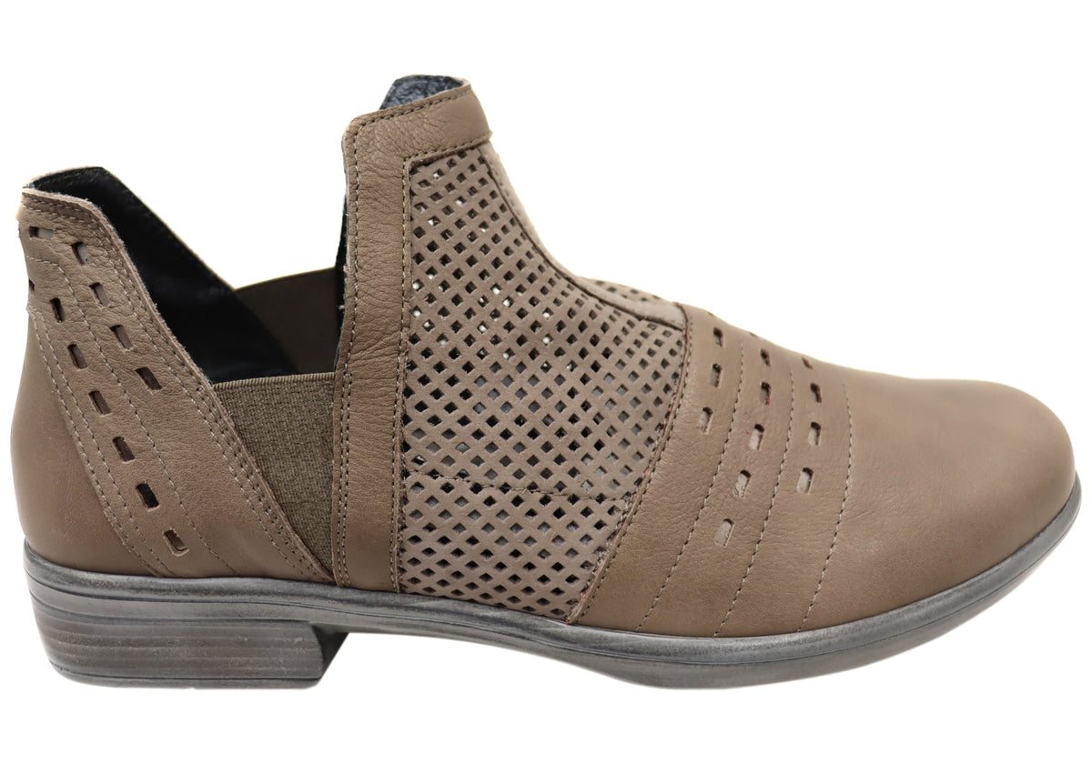 Rivotra Womens Leather Comfortable Ankle Boots