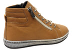 Akari Womens European Comfortable Leather Ankle Boots
