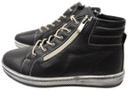Akari Womens European Comfortable Leather Ankle Boots