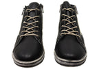 Akari Womens European Comfortable Leather Ankle Boots