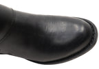 Royce Womens Comfortable Leather Mid Heel Ankle Boots