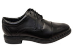 Mens Stark Cap EEE Wide Leather Dress Shoes