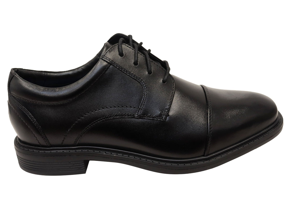 Mens Stark Cap EEE Wide Leather Dress Shoes