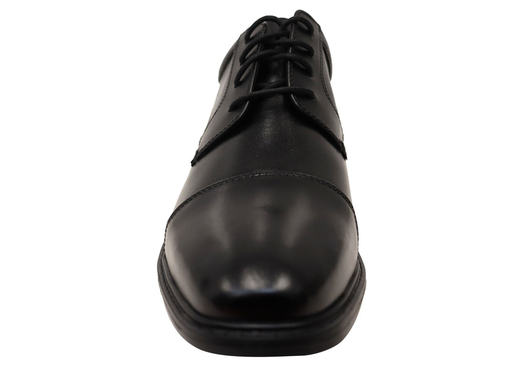 Mens Stark Cap EEE Wide Leather Dress Shoes