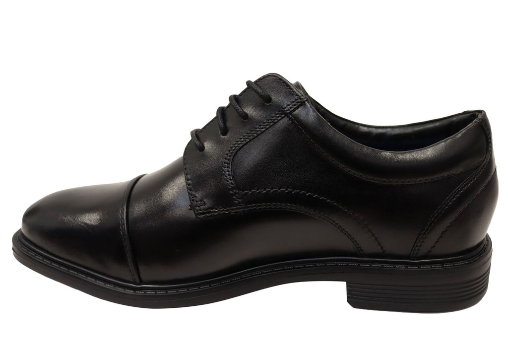Mens Stark Cap EEE Wide Leather Dress Shoes