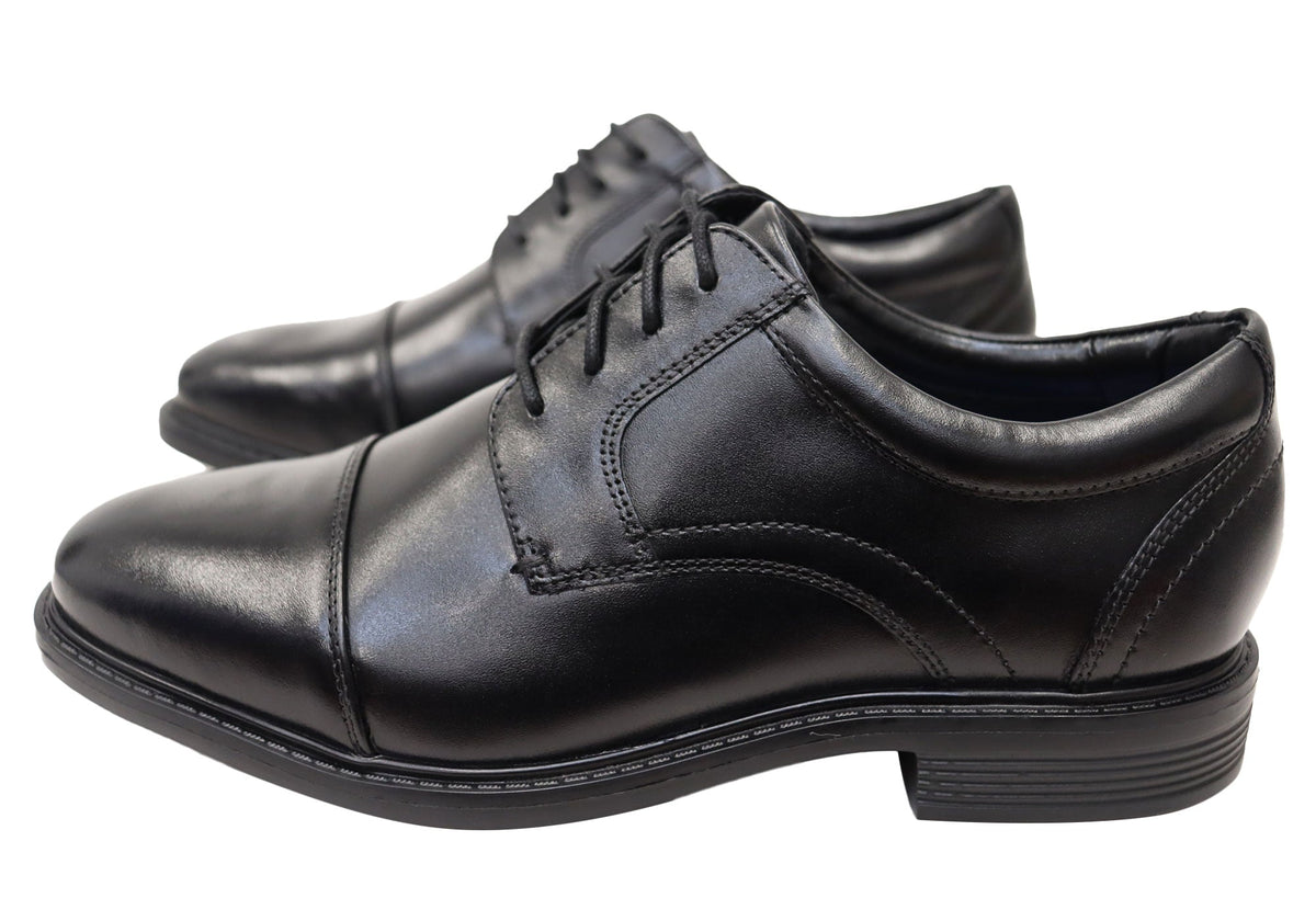 Mens Stark Cap EEE Wide Leather Dress Shoes