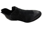 Kerri Womens Comfortable Leather Low Heel Ankle Boots