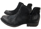 Kerri Womens Comfortable Leather Low Heel Ankle Boots