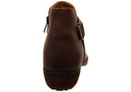 Kati Womens Comfortable Leather Low Heel Ankle Boots