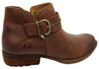Kati Womens Comfortable Leather Low Heel Ankle Boots
