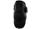 Kati Womens Comfortable Leather Low Heel Ankle Boots