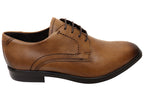 Mens Comfortable Leather Melbourne Lace Up Dress Shoes