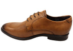 Mens Comfortable Leather Melbourne Lace Up Dress Shoes