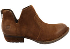 Kerri Womens Comfortable Leather Low Heel Ankle Boots