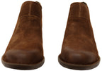 Kerri Womens Comfortable Leather Low Heel Ankle Boots