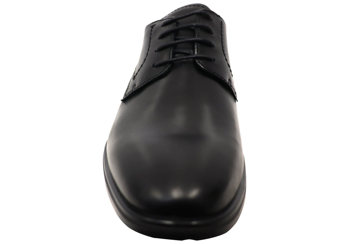 Mens Comfortable Leather Melbourne Lace Up Dress Shoes