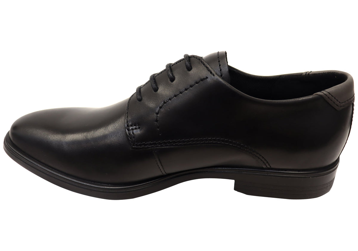 Mens Comfortable Leather Melbourne Lace Up Dress Shoes