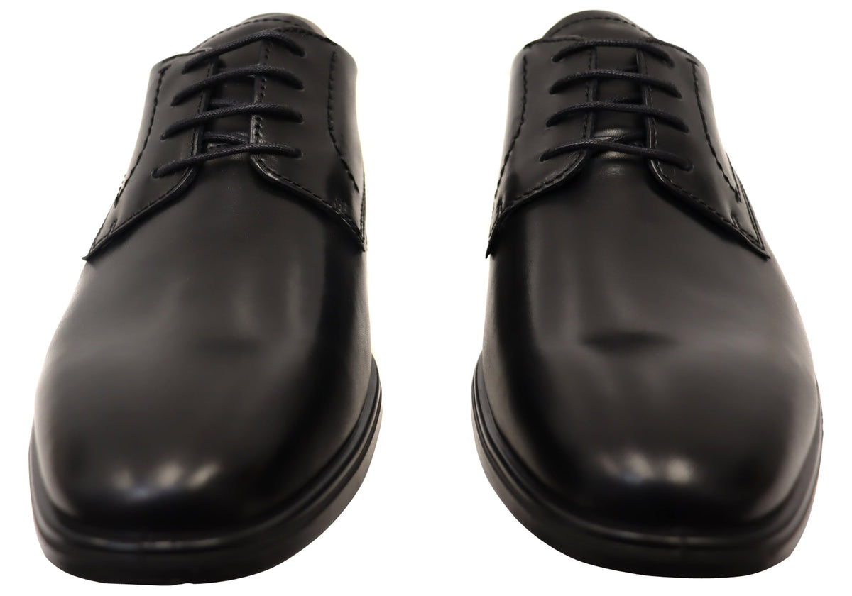 Mens Comfortable Leather Melbourne Lace Up Dress Shoes