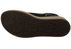Vaughn Womens Comfortable Suede Leather Wedge Ankle Boots