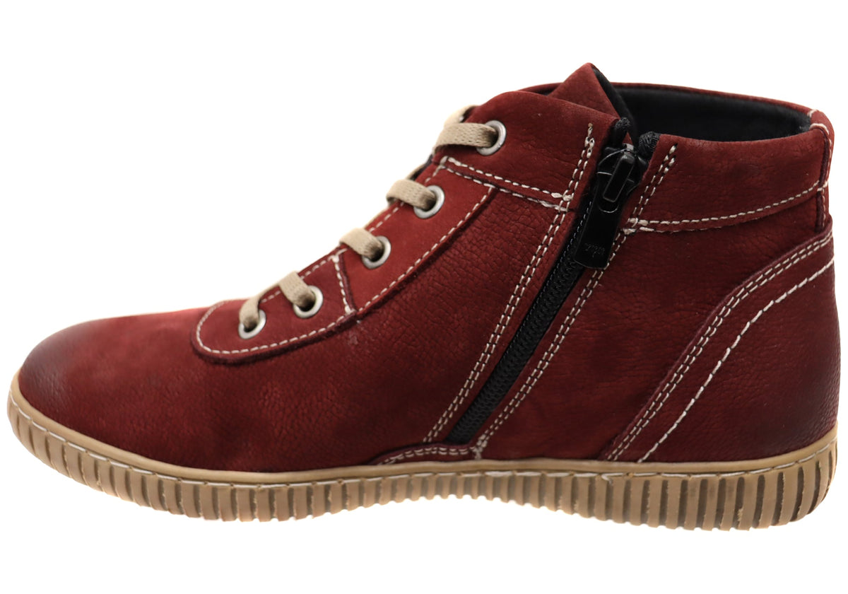 CP723-51 Womens Comfort Leather European Ankle Boots