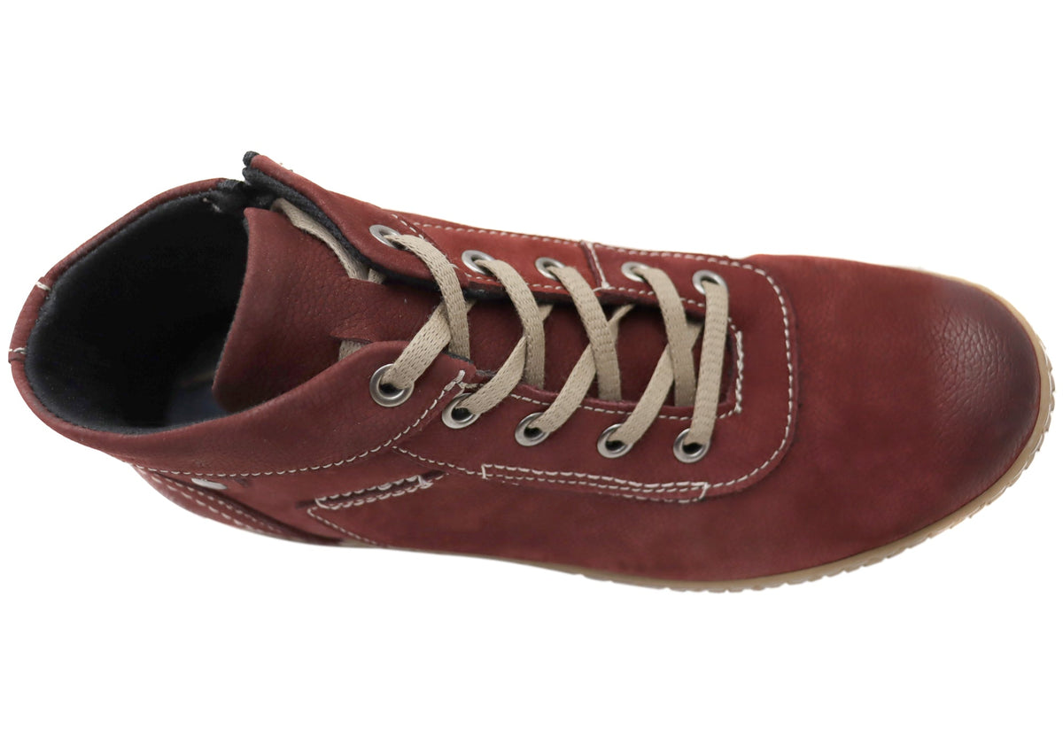 CP723-51 Womens Comfort Leather European Ankle Boots