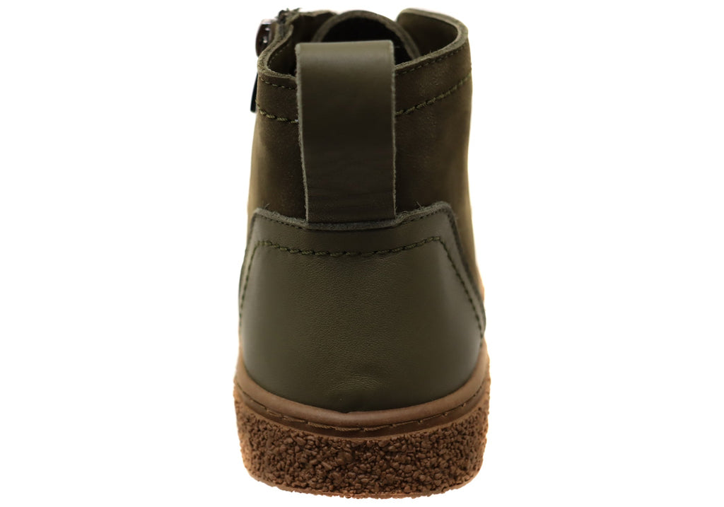 Axel Womens Comfortable Leather European Ankle Boots