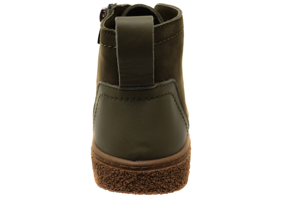 Axel Womens Comfortable Leather European Ankle Boots