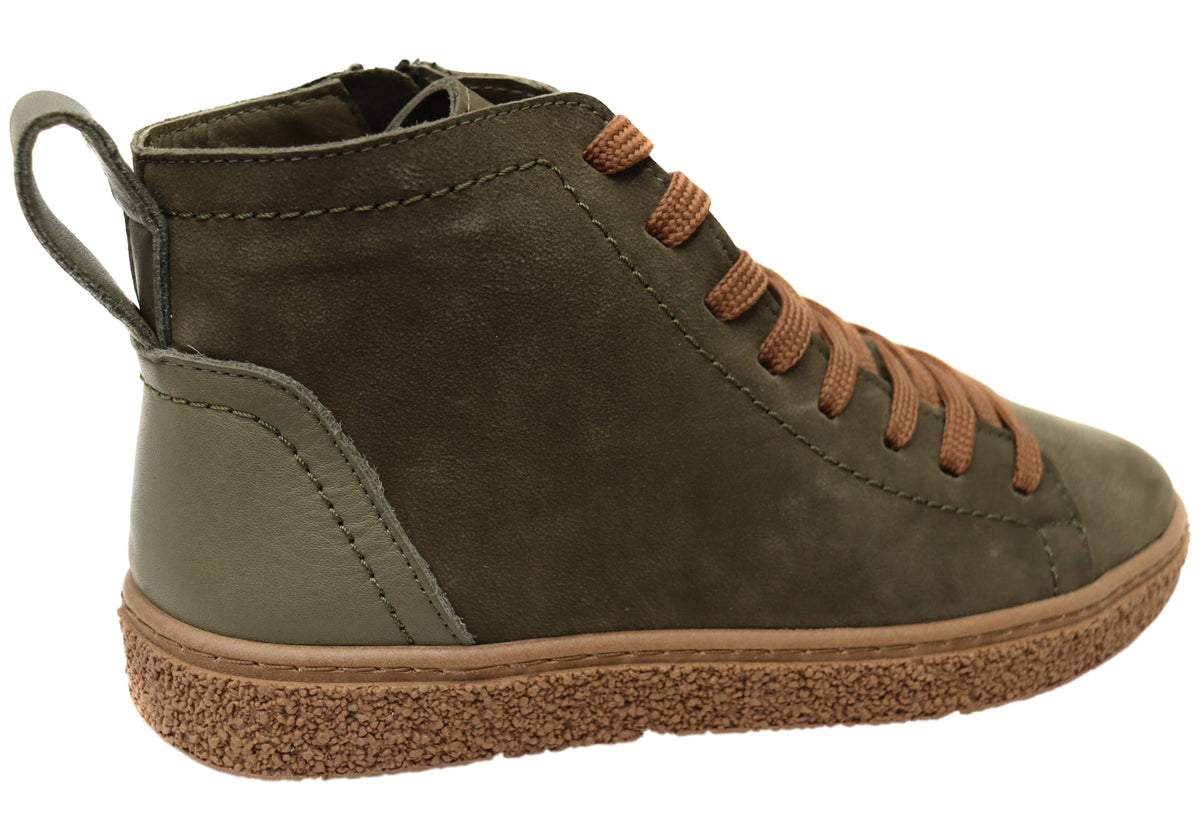 Axel Womens Comfortable Leather European Ankle Boots