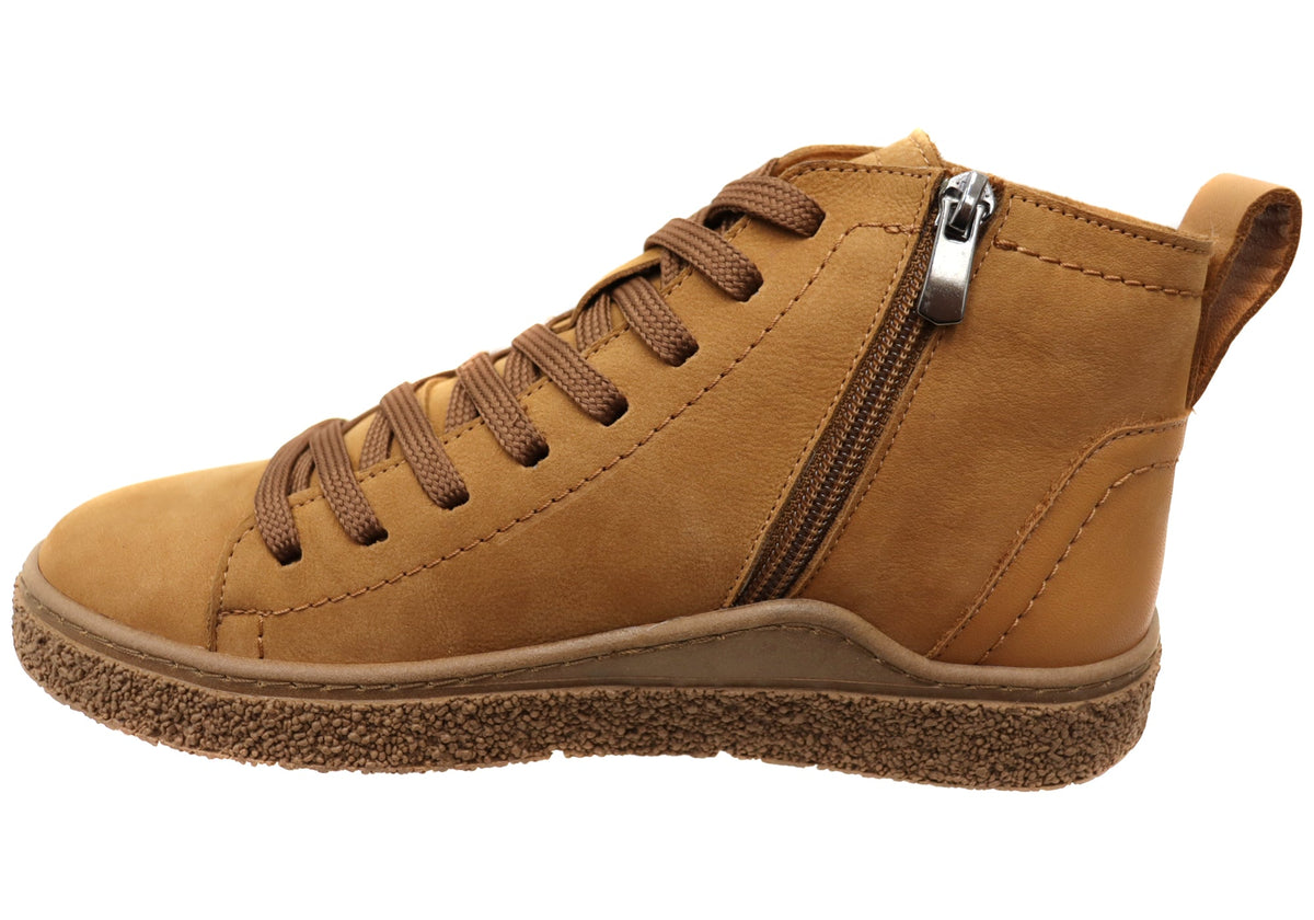 Axel Womens Comfortable Leather European Ankle Boots