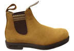 Unisex Comfortable Leather 607 Booma Vivid Boots Wheat
