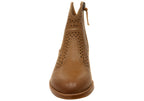 Alexia Womens Comfortable Leather Low Heel Ankle Boots